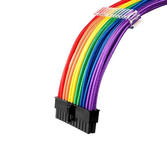 An assortment of cables and extension cords displayed together, highlighting their diverse types and functionalities.