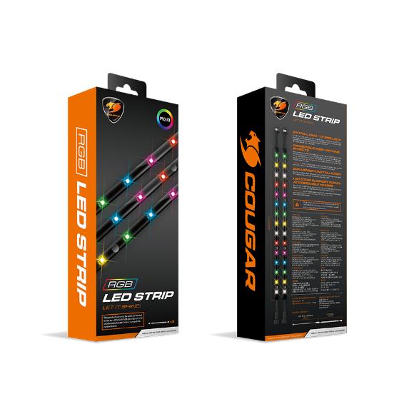 Colorful RGB LED strips illuminate a space with vibrant hues, enhancing ambiance and creativity in lighting design.