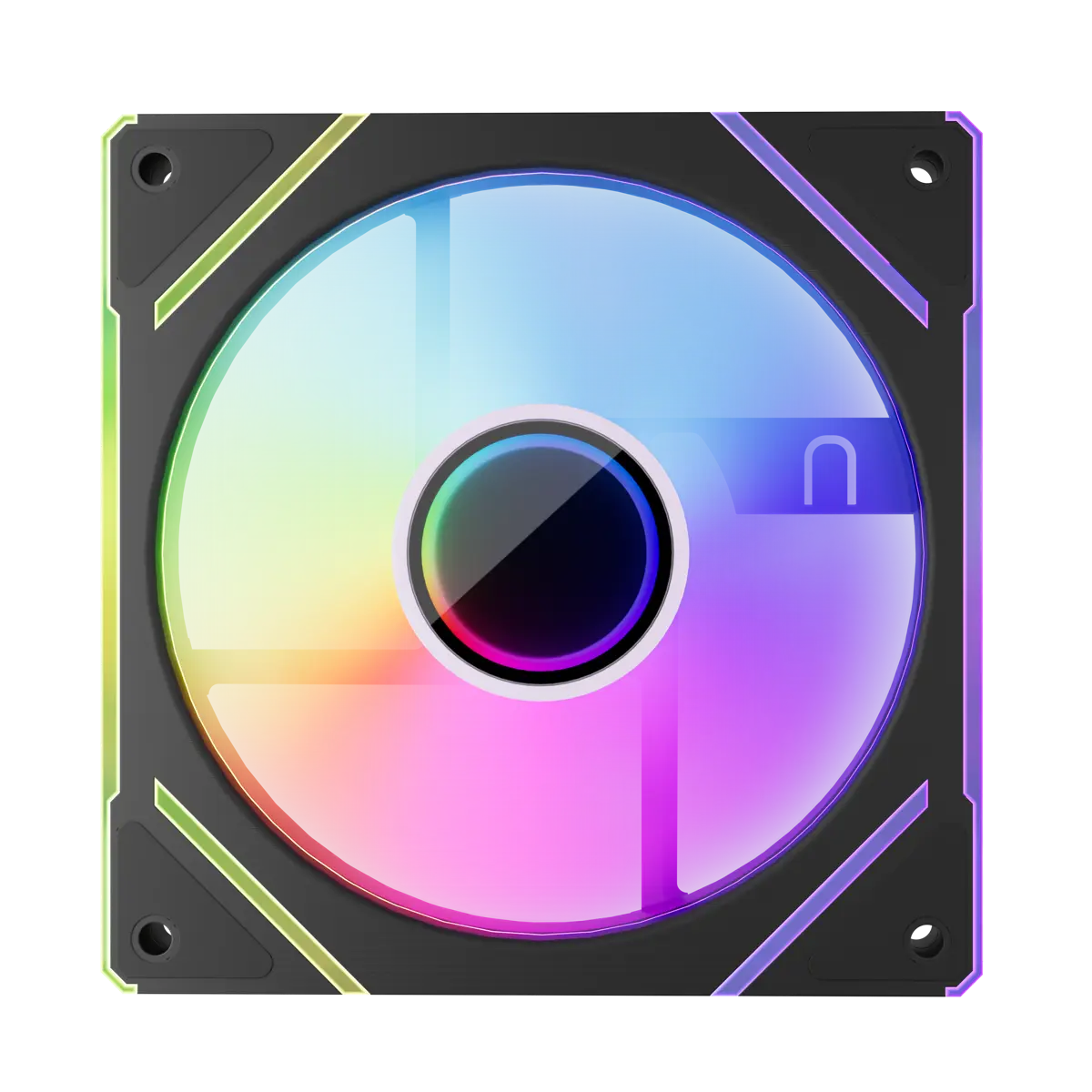 1st Player FC7 ARGB 120mm Case Fan, Pack of 3 - Black