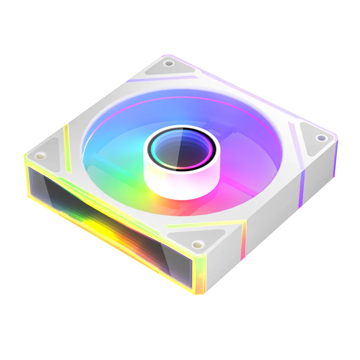 1st Player FC7 ARGB 120mm Case Fan, Pack of 3 - White