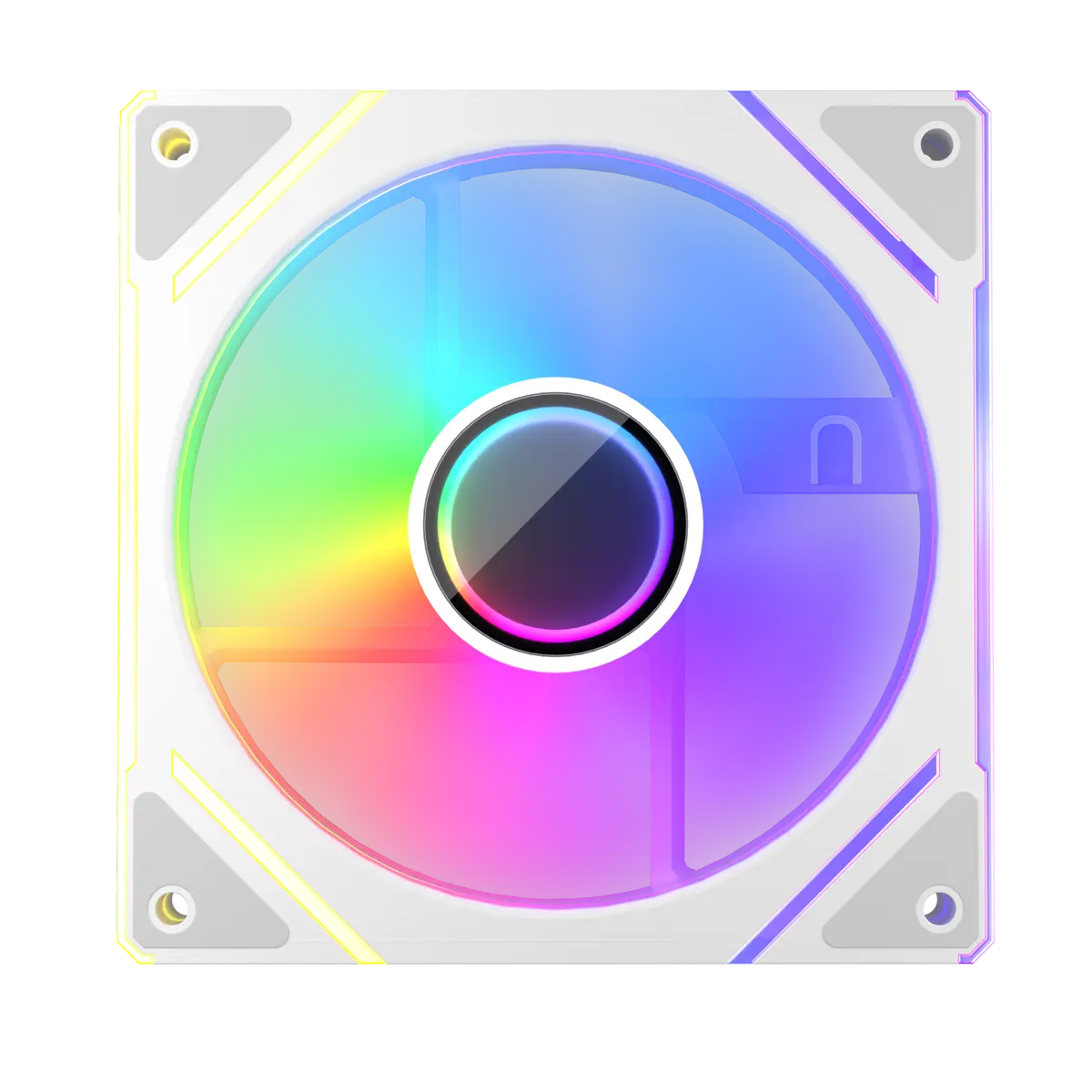 1st Player FC7 ARGB 120mm Case Fan, Pack of 3 - White