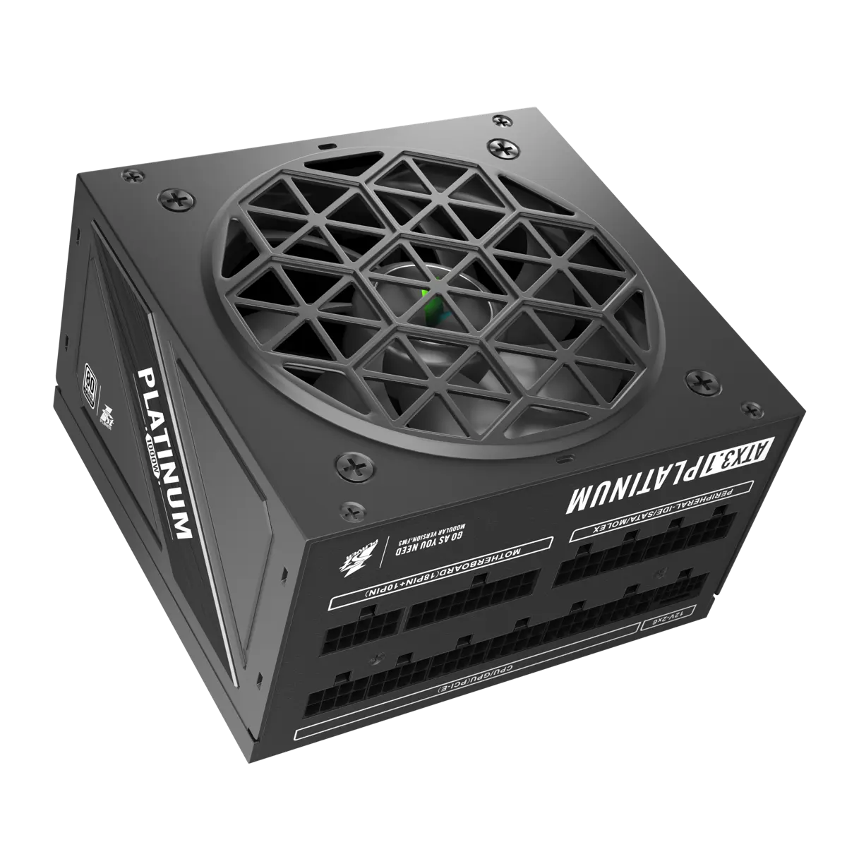 1st Player NGDP 1000W 80 Plus Platinum Full Modular Power Supply - Black