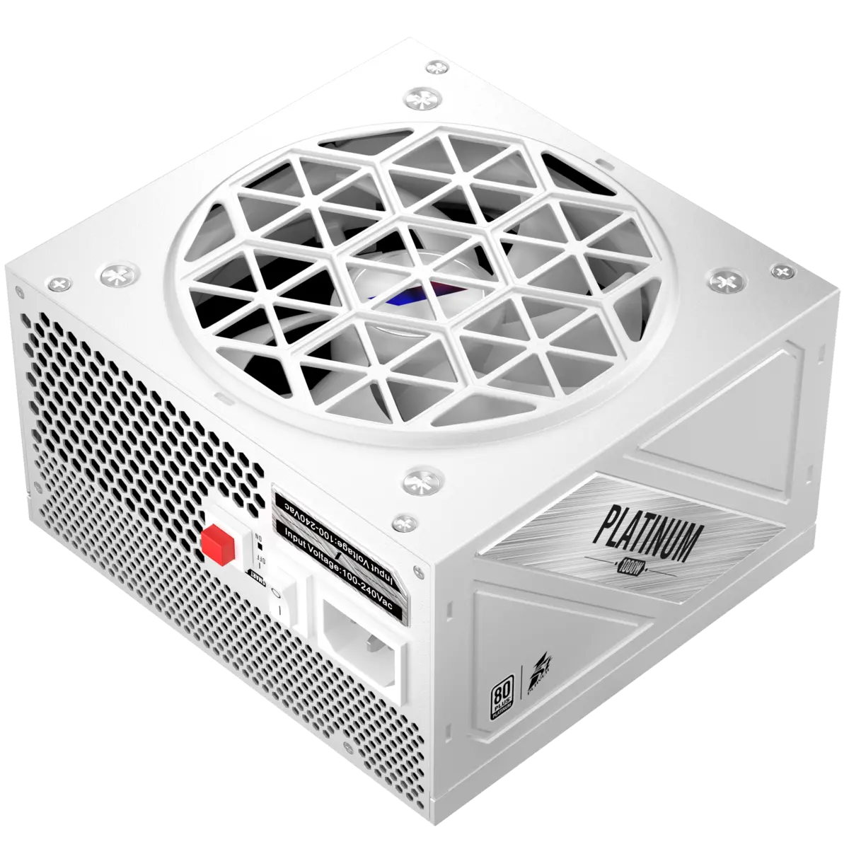 1st Player NGDP 1000W 80 Plus Platinum Full Modular Power Supply - White