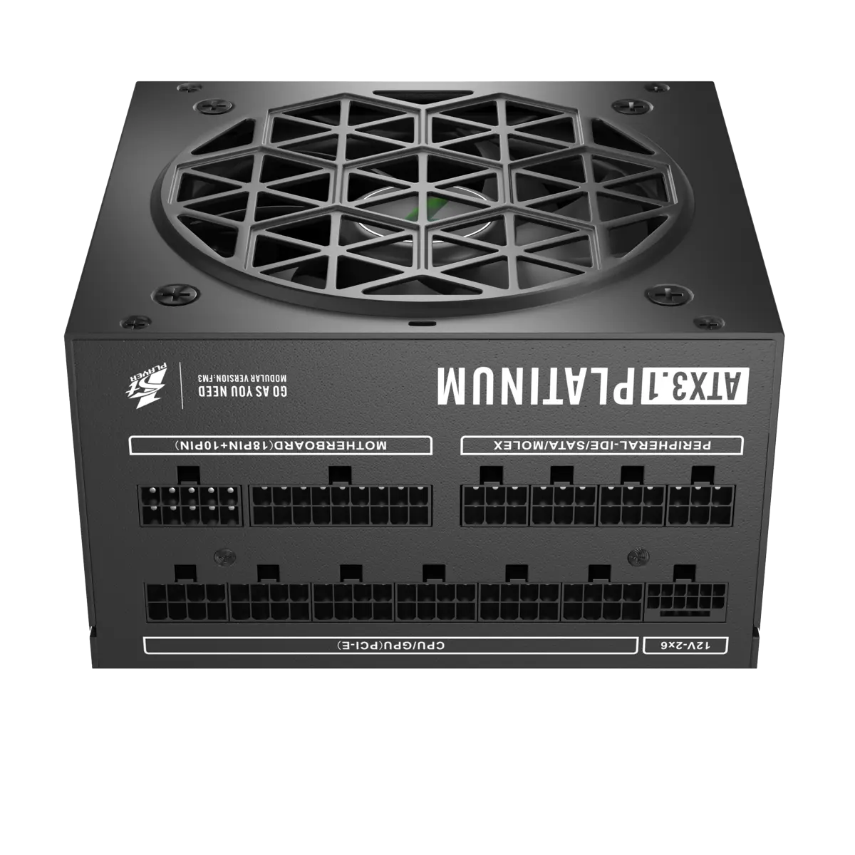 1st Player NGDP 1300W 80 Plus Platinum Full Modular Power Supply - Black