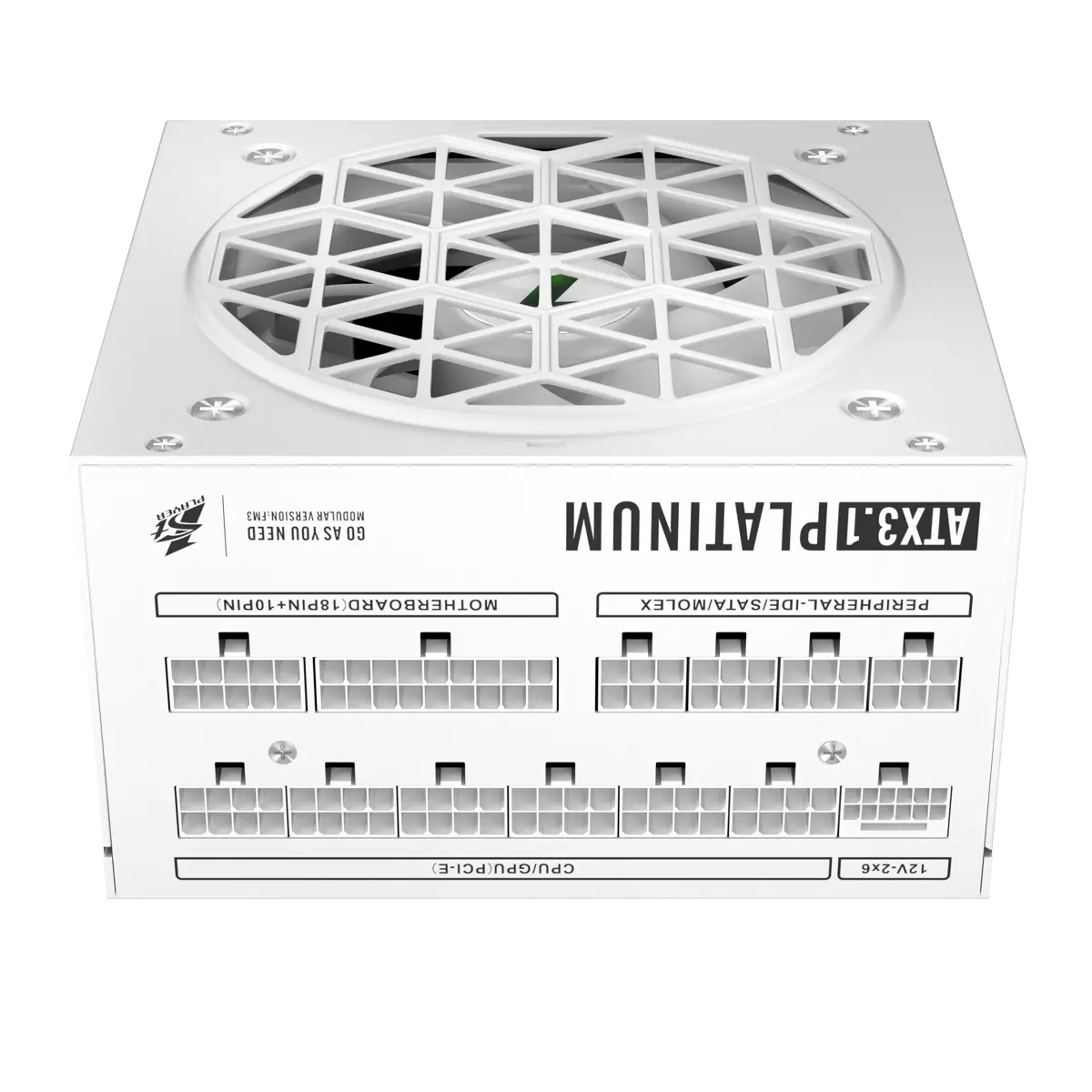 1st Player NGDP 1300W 80 Plus Platinum Full Modular Power Supply - White