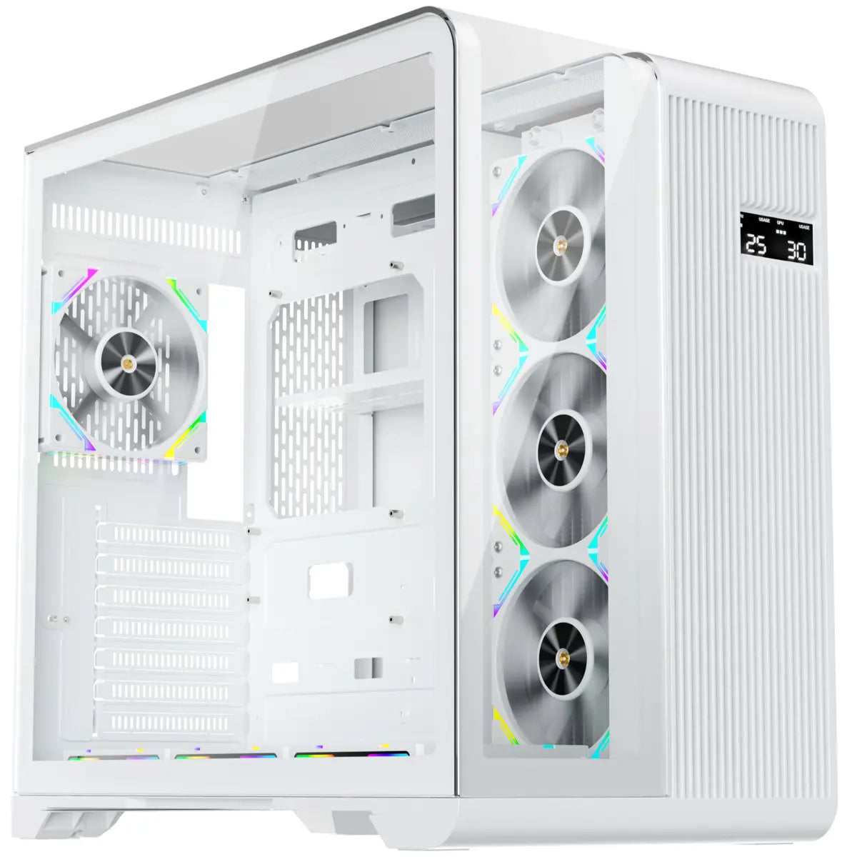 1st Player RT7 ARGB Black Edition Gaming Case - White