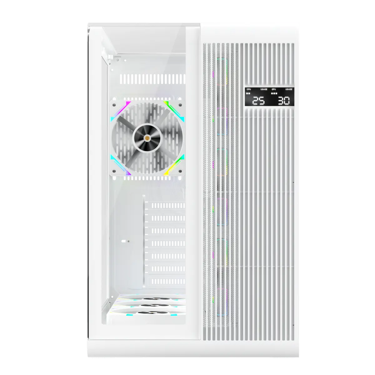 1st Player RT7 ARGB Black Edition Gaming Case - White