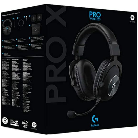 Logitech G PRO X Wireless Lightspeed Gaming Headset with Blue VO!CE Mic Filter Tech, DTS Headphone:X 2.0 Surround Sound - PakByte Computers