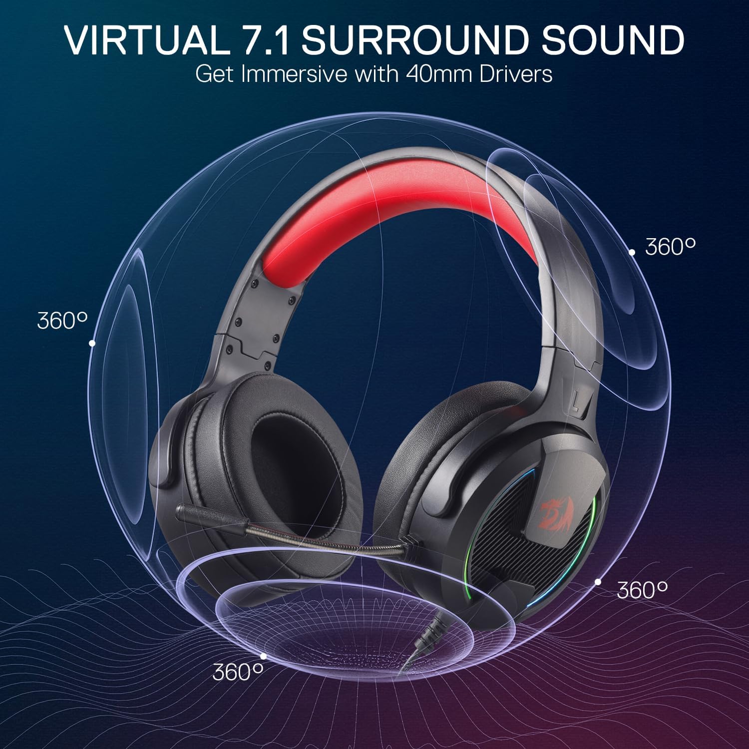 Redragon H315 RGB Gaming Headset