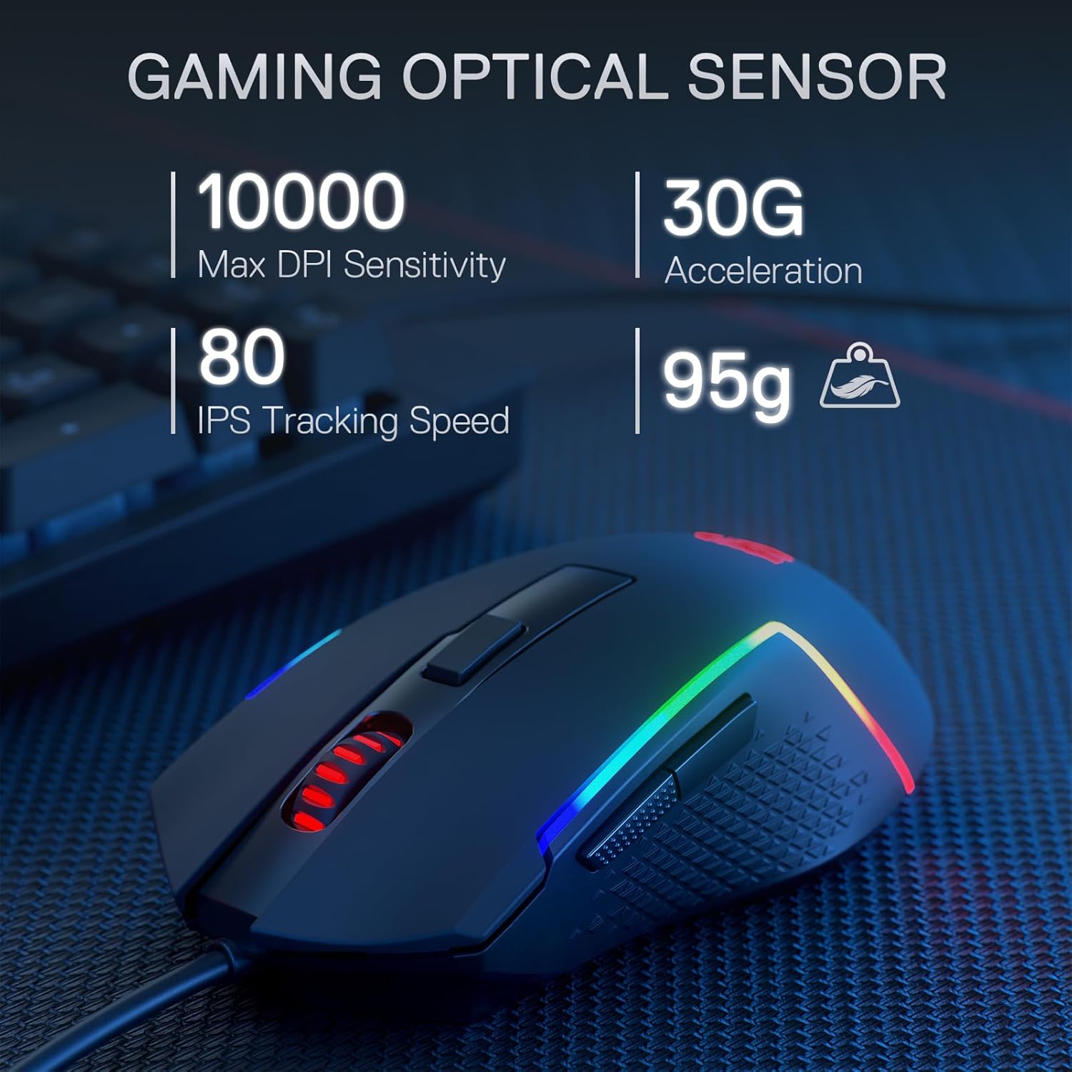 Redragon S141 Gaming Keyboard & Mouse Combo - PakByte Computers