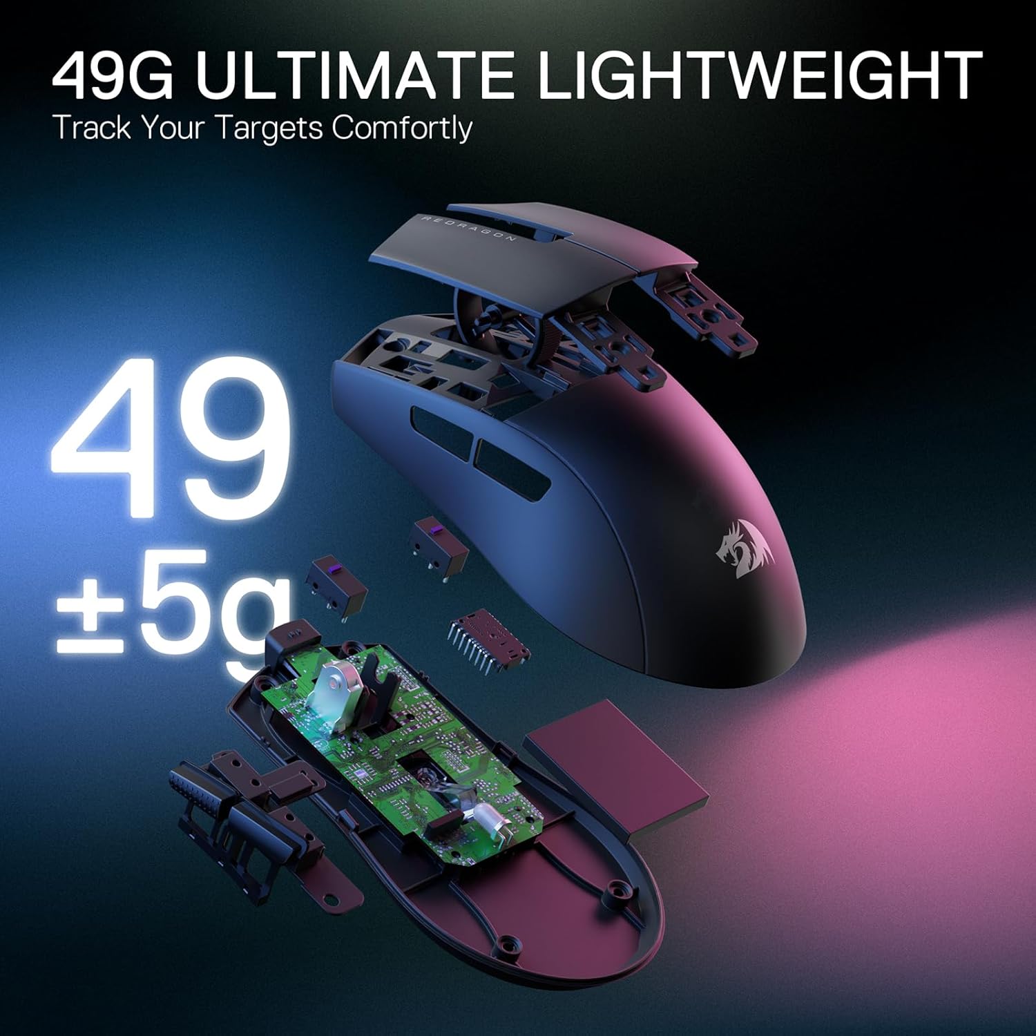 Redragon M916 STD 3-Mode Wireless Gaming Mouse - PakByte Computers