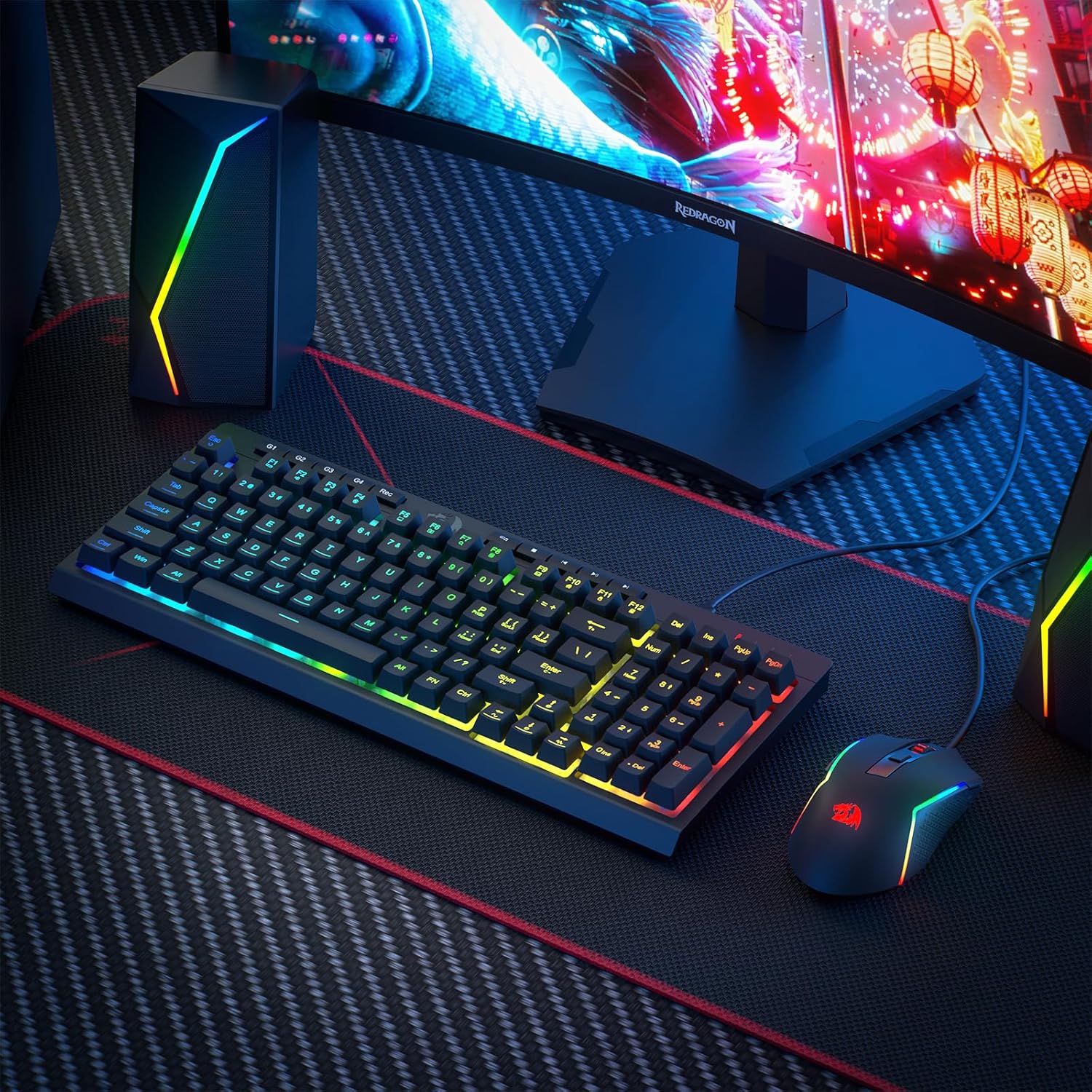 Redragon S141 Gaming Keyboard & Mouse Combo - PakByte Computers