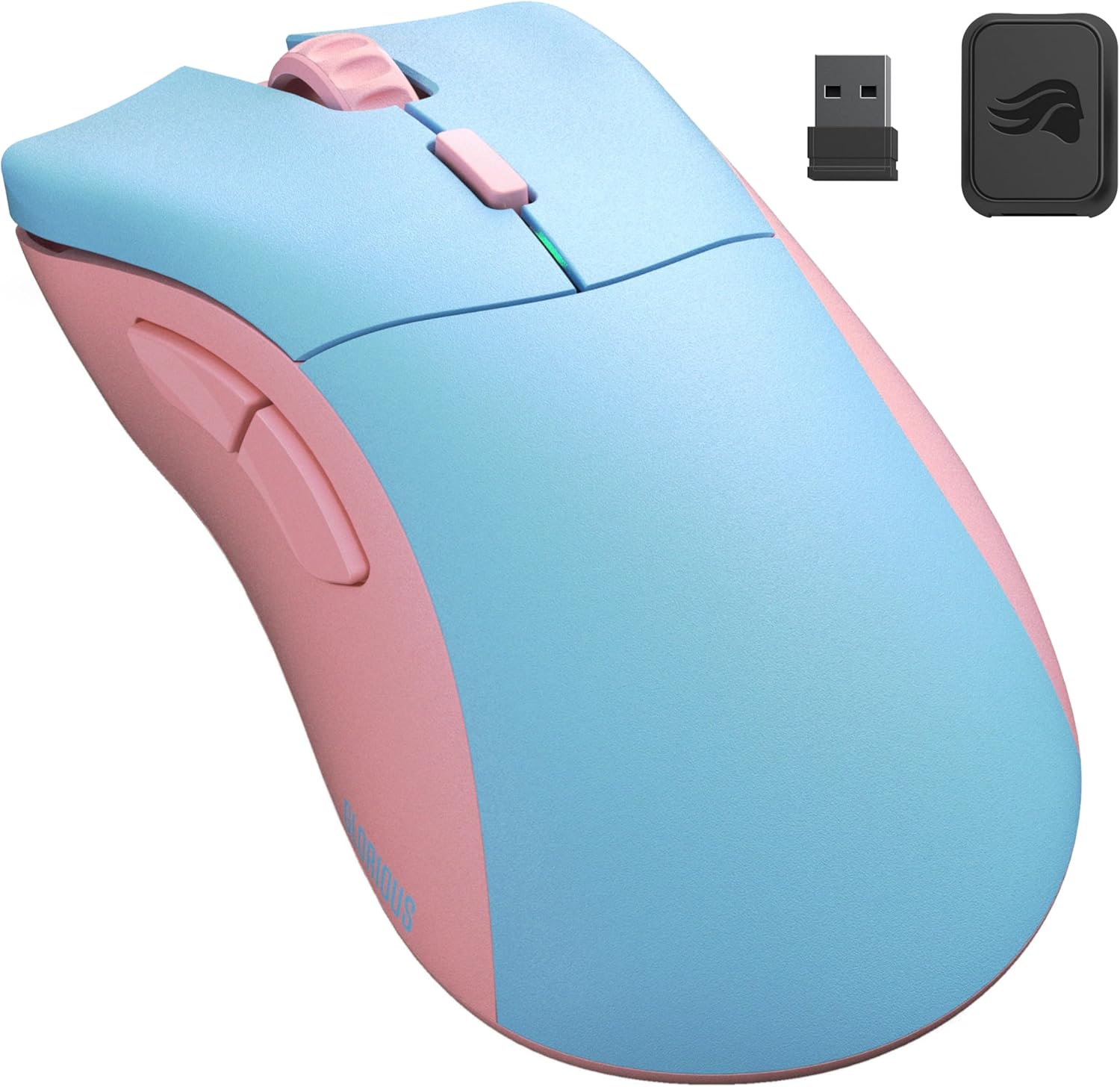 Glorious Model D Pro Forge Wireless Gaming Mouse - Skyline, Blue & Pink
