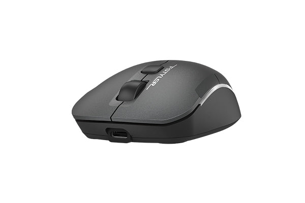 A4TECH FB26CS AIR2 (Backlit) (SMOKEY GREY) Rechargeable Mouse - PakByte