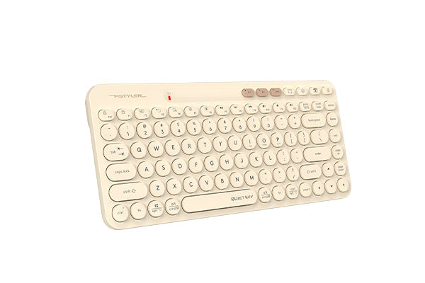 A4TECH FBK36C AS QuietKey MINI (CAFE LATTE) - PakByte