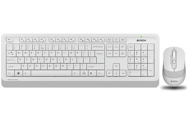 A4TECH FG1010S WHITE (MULTIMEDIA) FGK10 + FG10S SILENT CLICK - PakByte