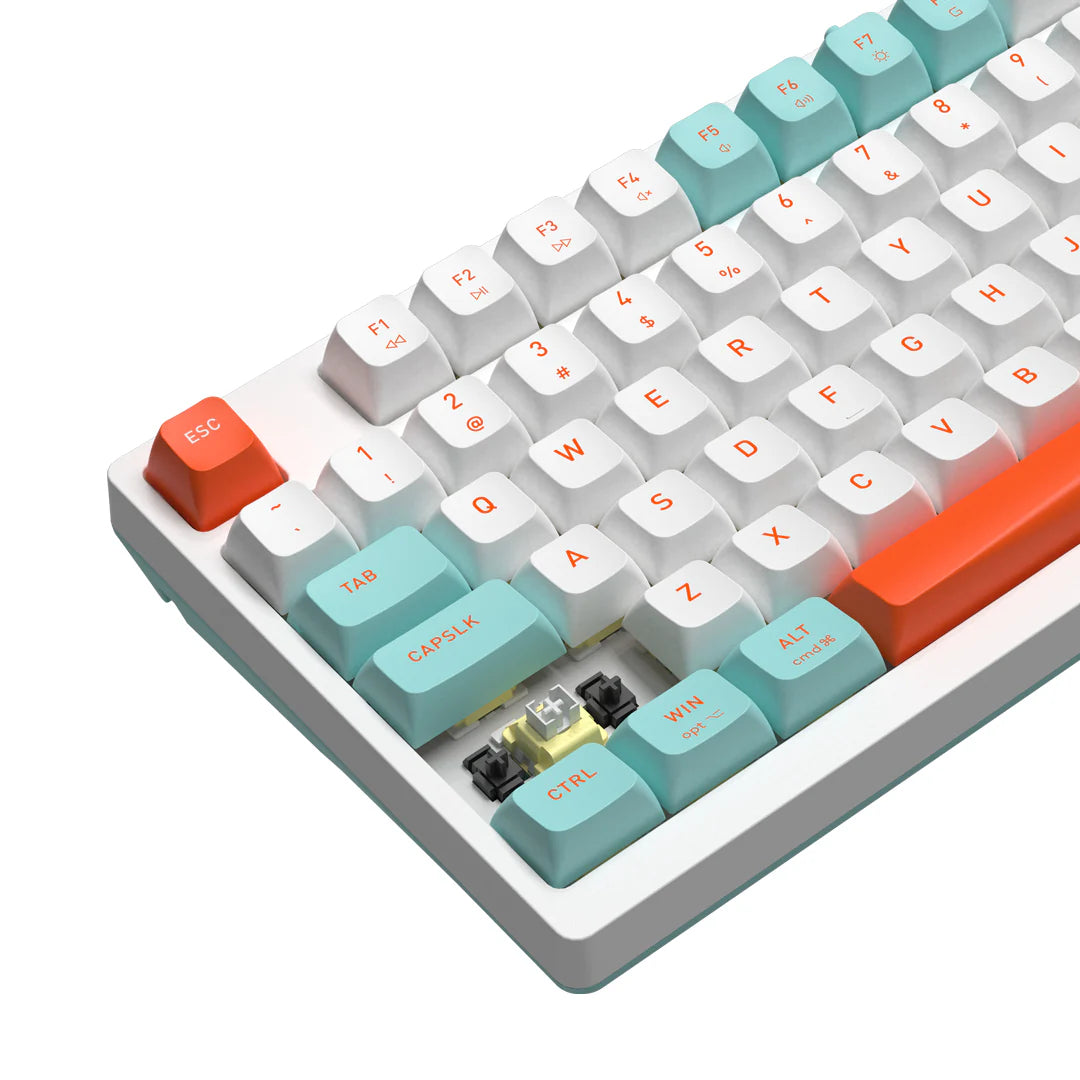 A4TECH FS300 Panda White Backlit Mechanical Keyboard - PakByte