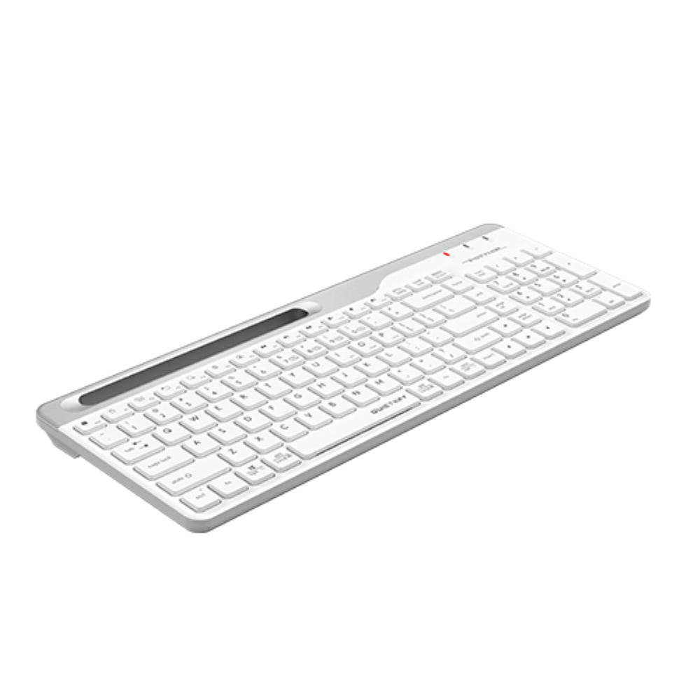 A4Tech FBK25 Bluetooth and 2.4G Wireless Keyboard - White