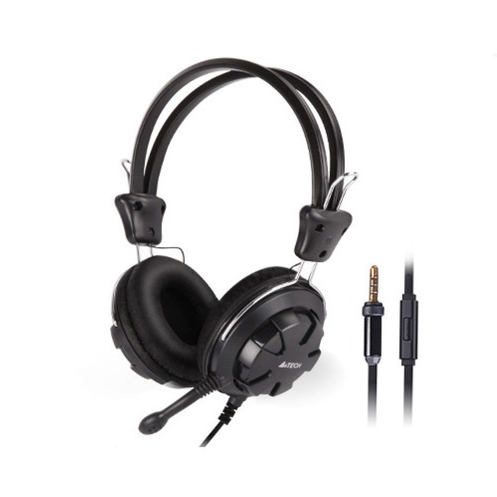 A4Tech HS-28i Headphone 4-Pin without Cable Adapter - Black