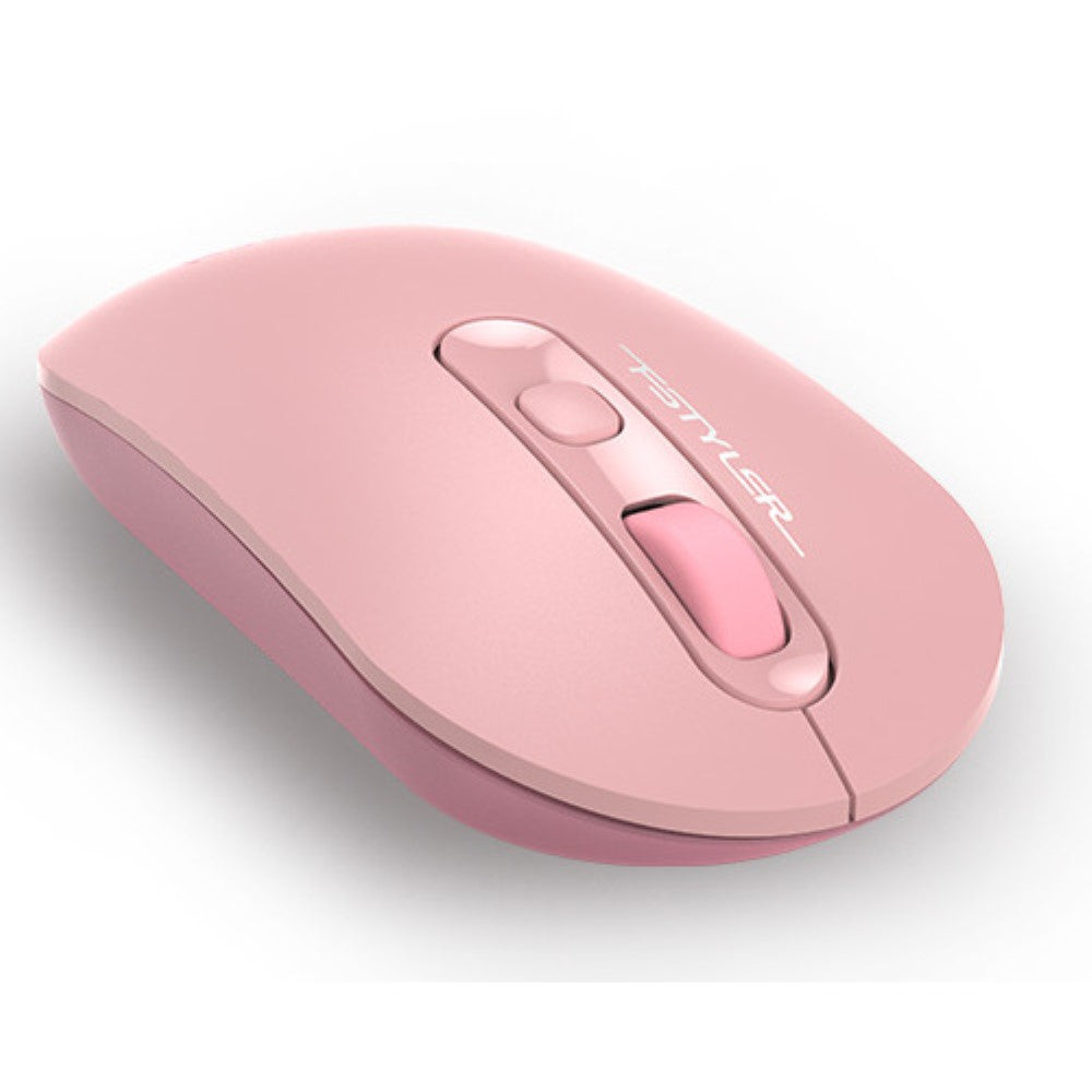A4tech Fstyler FG20S Silent Click Wireless Mouse - Pink