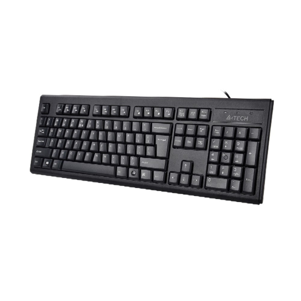 A4tech KRS-83 Comfortkey USB Wired Natural-A Shape Keyboard – Black