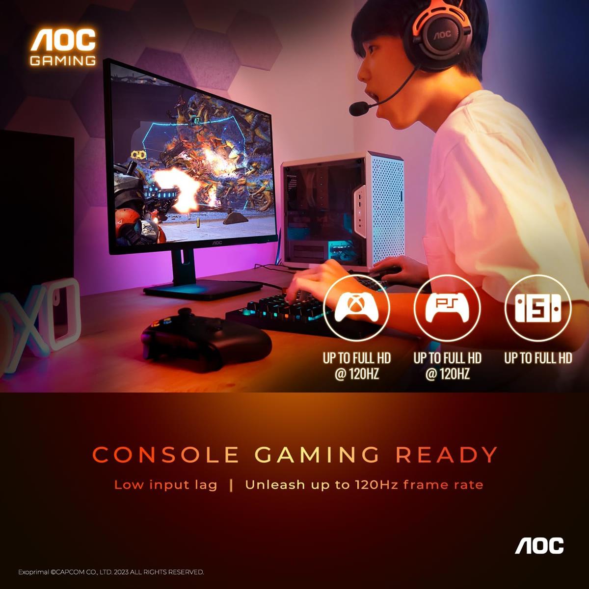 AOC 27G15N - 180Hz 1080p FHD VA 27" Gaming Monitor - PakByte Computers