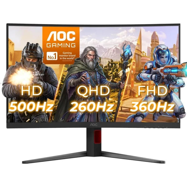 AOC CQ32G4Z 32-Inch Triple-Mode Curved Gaming Monitor