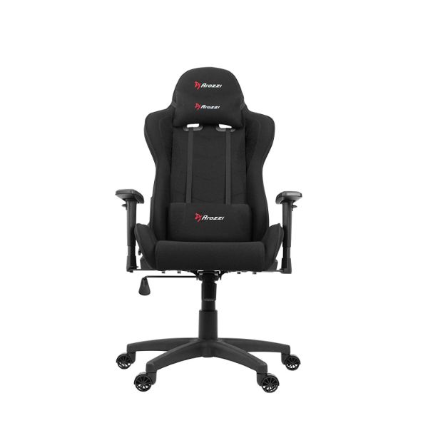AROZZI MEZZO - V2 - BLACK GAMING CHAIR FABRIC MATERIAL, TILTED UPTO 12 DEGREE, BACKREST MAX UPTO 165 DEGREE - PakByte Computers