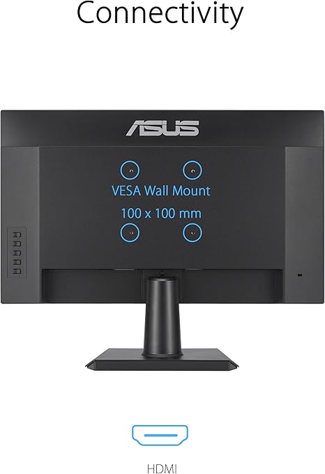 ASUS 27" VA27EHF 1080P 100Hz Full HD Frameless Monitor - Black - PakByte Computers