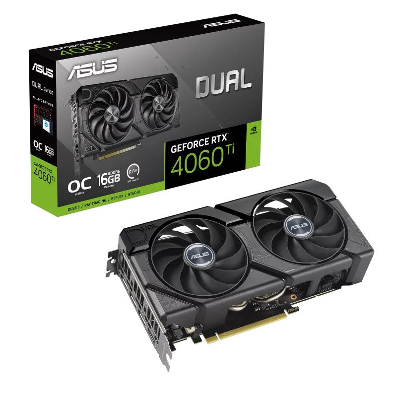 ASUS Dual GeForce RTX 4060 Ti EVO OC 16GB Graphics Card