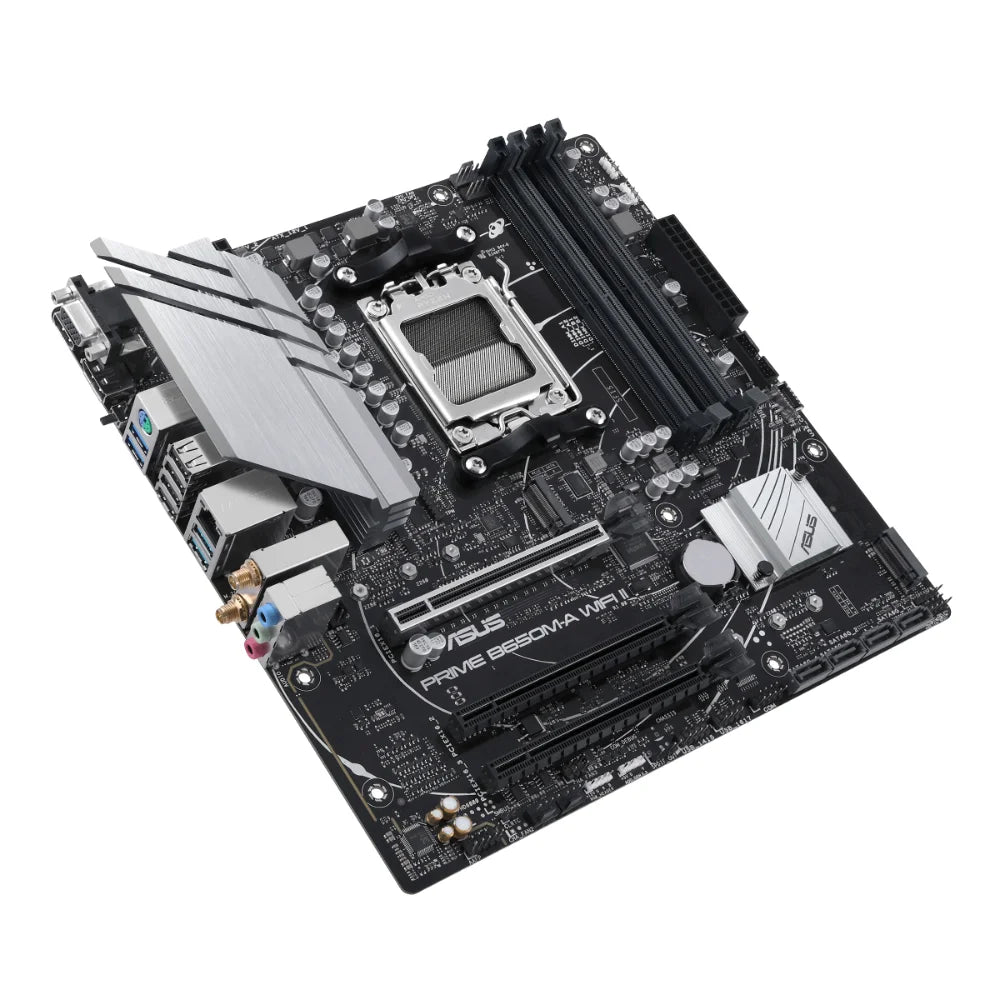 ASUS Prime B650M-A WiFi II DDR5 AMD AM5 microATX Motherboard - PakByte Computers