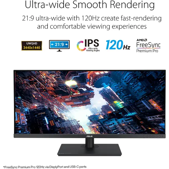 ASUS ProArt Display PA348CGV 34” Professional Monitor - PakByte Computers