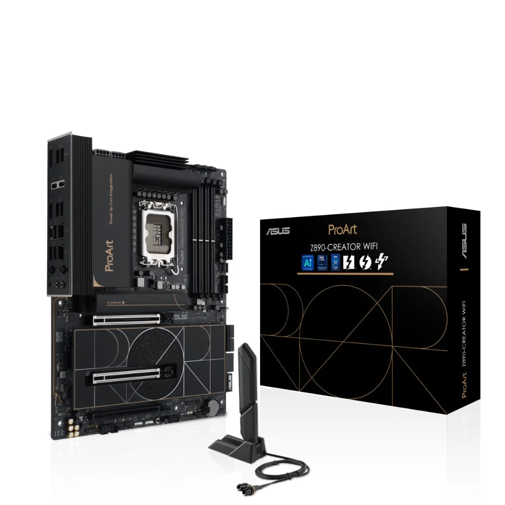 ASUS ProArt Z890-CREATOR WIFI DDR5 LGA1851 ATX Motherboard - PakByte Computers