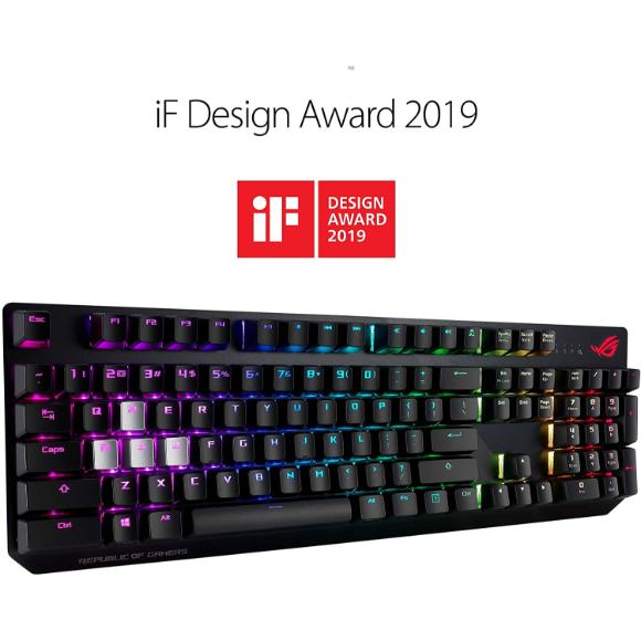 ASUS RGB Mechanical Gaming Keyboard - ROG Strix Scope | Cherry MX Red Switches | Gaming Keyboard for PC XA02 - PakByte Computers
