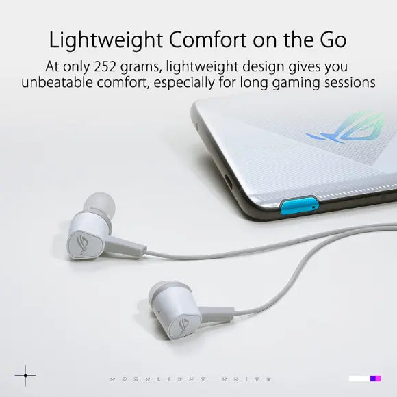 ASUS ROG Cetra II Core Moonlight White in-Ear Gaming Earbuds - PakByte Computers