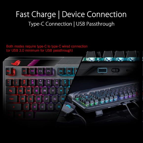 ASUS ROG Claymore II Wireless Modular Gaming Mechanical Keyboard - Black - PakByte Computers