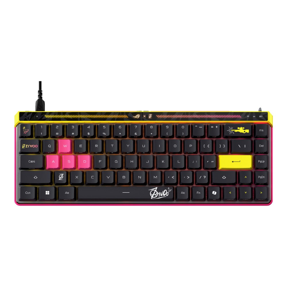 ASUS M606 ROG Falchion Ace HFX 65% TKL, Dual USB-C Hall Effect Wired Gaming Keyboard