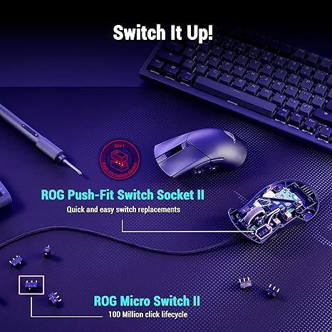 ASUS P523 ROG Gladius III Core Wired Gaming Mouse - PakByte Computers