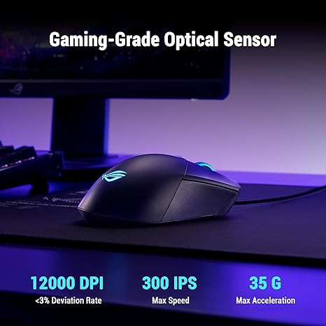 ASUS P523 ROG Gladius III Core Wired Gaming Mouse - PakByte Computers