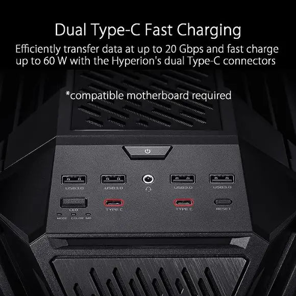 ASUS ROG Hyperion GR701 EATX Full-Tower Computer Case - PakByte Computers