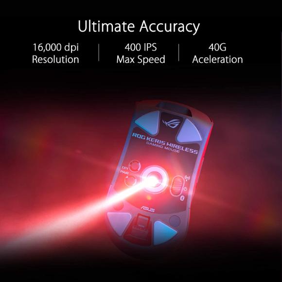 ASUS ROG Keris Wireless Lightweight Gaming Mouse (ROG 16,000 DPI Sensor) - PakByte Computers