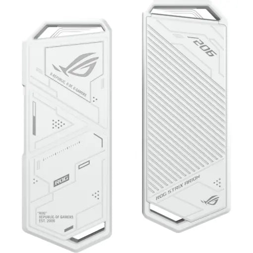 ASUS ROG STRIX Arion ESD-S1C Aluminum Alloy M.2 NVMe SSD External Portable Enclosure, USB 3.2 Gen 2 Type-C (10 Gbps), USB-C to C and USB-C to A Cables - PakByte Computers