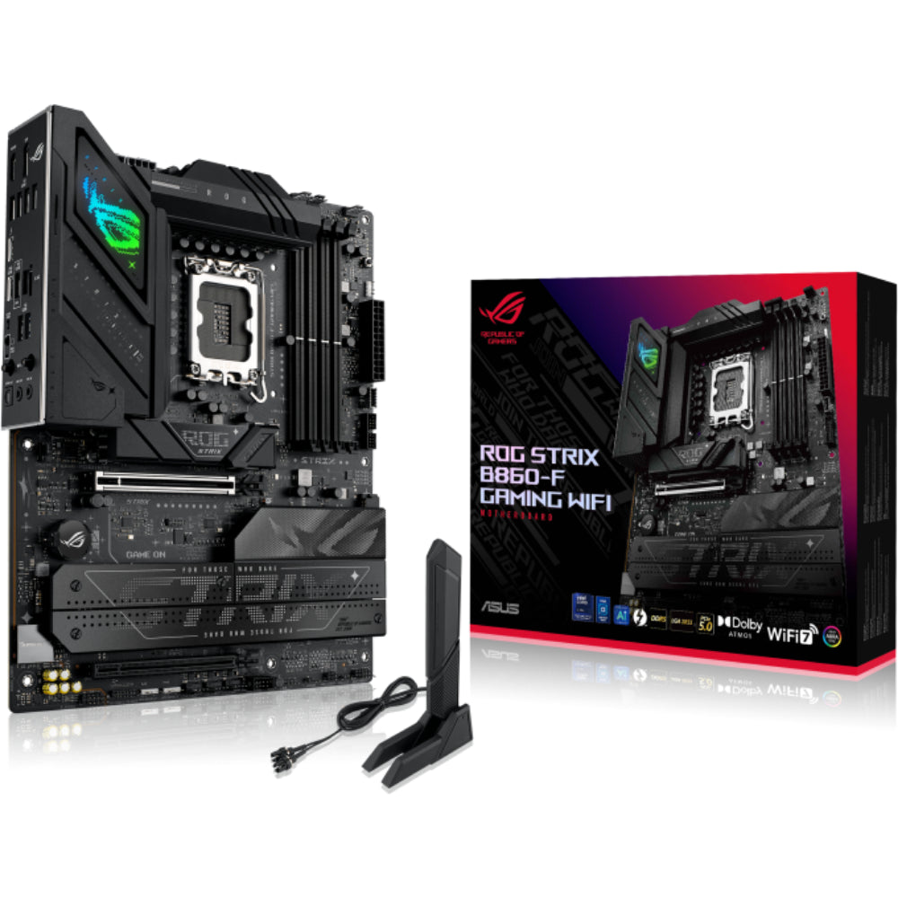 ASUS ROG STRIX B860-F GAMING WIFI DDR5 LGA1851 ATX Motherboard - PakByte Computers