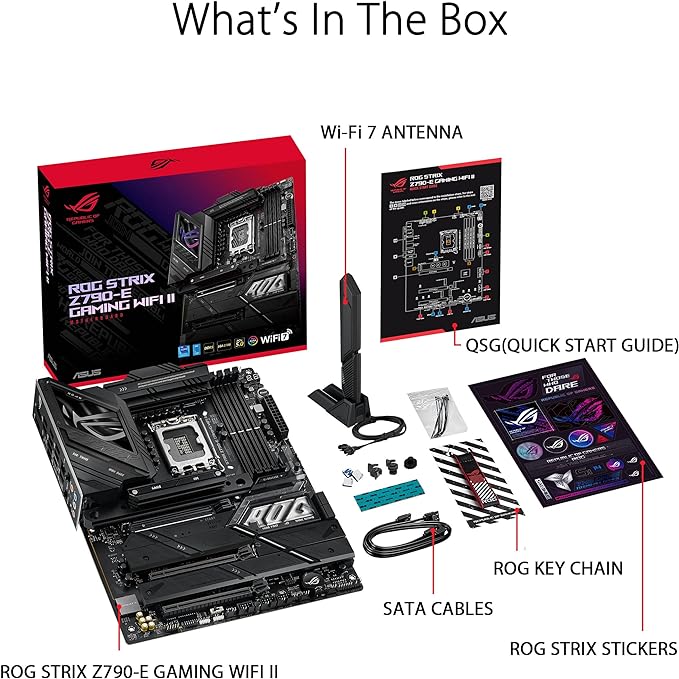 ASUS ROG STRIX Z790-E WiFi II ATX Motherboard - PakByte Computers
