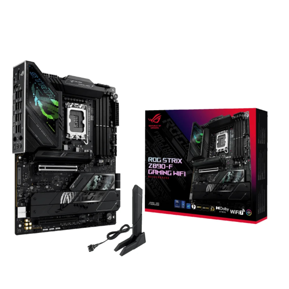 ASUS ROG STRIX Z890-F GAMING WIFI DDR5 LGA1851 ATX Motherboard - PakByte Computers