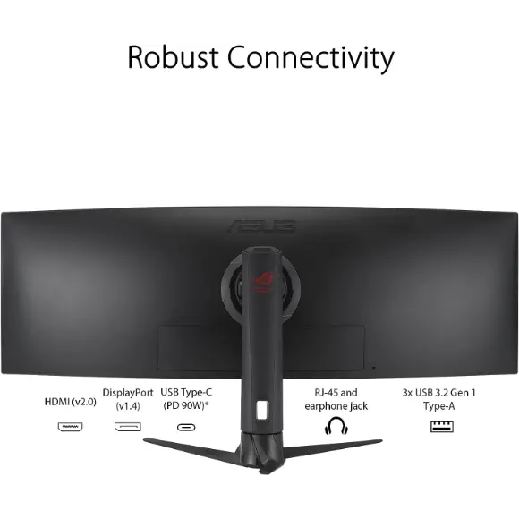 ASUS ROG Strix XG49WCR 49” Ultrawide Curved HDR Gaming Monitor - PakByte Computers