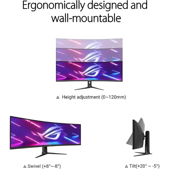 ASUS ROG Strix XG49WCR 49” Ultrawide Curved HDR Gaming Monitor - PakByte Computers