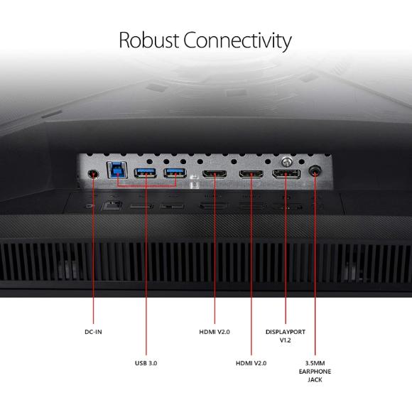 ASUS ROG Swift PG329Q 32” Gaming Monitor, 1440P WQHD (2560x1440), Fast IPS, 175Hz (Supports 144Hz), 1ms - PakByte Computers