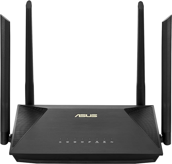 ASUS RT-AX52 (AX1800) Dual Band WiFi 6 Extendable Router - PakByte Computers