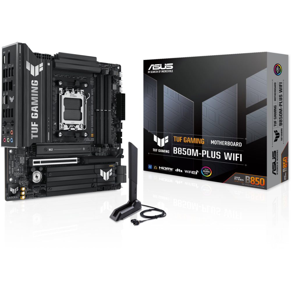 ASUS TUF GAMING B850M-PLUS WIFI DDR5 AM5 micro-ATX Motherboard - PakByte Computers